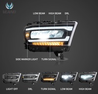 фото thumb №7, Фары лампы kpl full led диоды black europa dodge ram v 5 1500 2019-24
