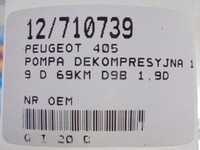 фото thumb №8, Peugeot 405 насос декомпрессионная вакуум вакуумный 1,9d