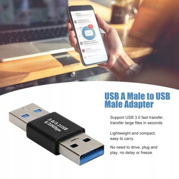 Быстрый адаптер USB 3.0 типа A «папа-папа»