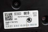 фото thumb №9, Спідометр  прилади eu 5e0920861b skoda octavia 3 iii 1.2 tsi 105 km 13-17