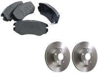 фото thumb №1, Тормозные диски + тормозные колодки перед hyundai coupe gk tucson magentis 2 soul i sportage ii