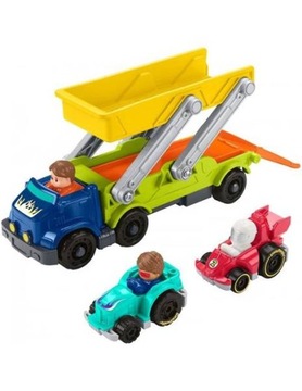 Эвакуатор с легковыми автомобилями Fisher Price LP Transporter