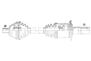 фото thumb №10, Nty піввісь привідна права vw skoda audi seat eng 2.0tdi golf v touran