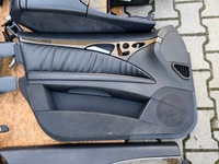 фото thumb №11, Сиденья диван обшивки mercedes e-klasa w211 s211 универсал чёрная кожа подогрев