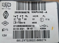 Renault captur v 5 19-24 фара левая full led 260609987r Оригинал, фото thumb