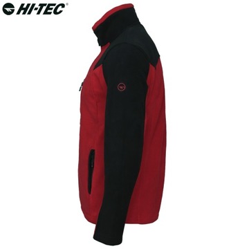 МУЖСКАЯ ФЛИСОВАЯ ТОЛСТОВКА БЕЗ КАПЮШОНА MONAR HI-TEC RED M