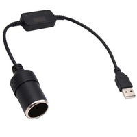 фото thumb №1, Адаптер конвертер з usb na гнездо прикуривателя 12v