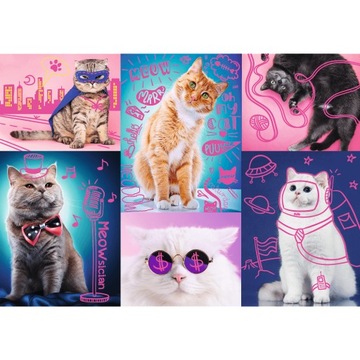 PUZZLE 1000 SUPER KOTY NEON 10581 TREFL