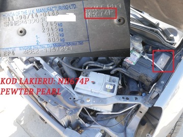 фото thumb №11, Крышка заливка топлива nh674p honda civic vii ep4 04-