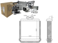 Купить Отопитель nissens 7412064a10 7412085c10 sz6093 8, фото thumb