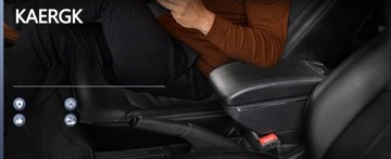 фото thumb №9, Підлокітник do fiat 500 консоль органайзер тримач na чашка шкіра pu