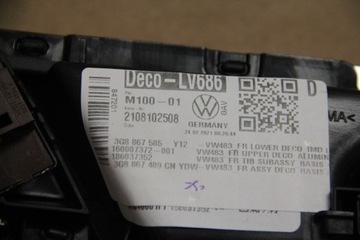 фото thumb №8, Планка двері лівий перед sonavox vw arteon 3g8867409cn