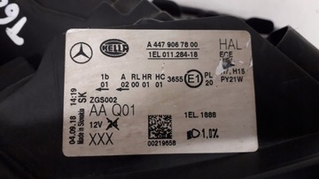 фото thumb №9, Mercedes vito w447 14- лампа правая перед