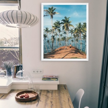 БЕЛАЯ РАМКА ДЛЯ ФОТОГРАФИИ - РАМКА ДЛЯ ФОТОГРАФИИ 30x40 см