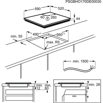 ELECTROLUX EIT61443B Индукционная варочная панель SLIM-FIT