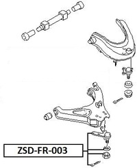 фото thumb №2, Nty zsd-fr-003 шарнир крепёжный / направляющая
