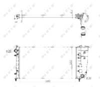 фото thumb №15, Nrf радиаторов двигателя fiat fiat punto 99- 53601a