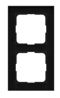 Подвійний рамка heatit hc2 czarna матова Київ, фото thumb