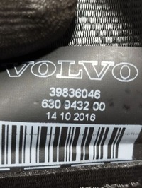 фото thumb №9, Volvo s90, v90 2017 pas безпеки сидіння заднього 39836046