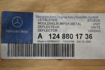 фото thumb №13, Mercedes w124 планка хром бампера зад левая