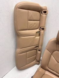 фото thumb №11, Porsche macan ii lift 2023 mojave бежевый сиденья заднее сиденье обшивки комплект