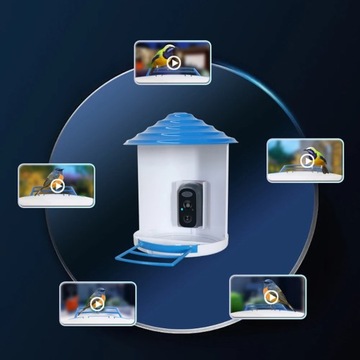 КОРМУШКА ДЛЯ ПТИЦ СОЛНЕЧНАЯ WIFI FULL HD КАМЕРА