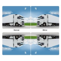 фото thumb №7, Комплект камера заднього ходу з монітором 5'' lcd 12-24v ip68 ahd нічне бачення широкий kąt