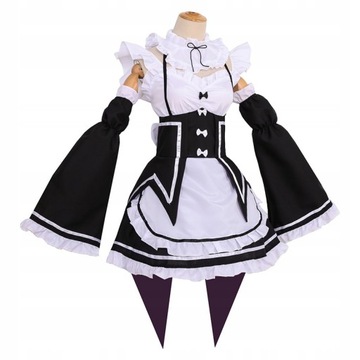 Аниме RE Zero Rem Maid Косплей Костюм Наряд
