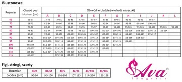 Strój kąpielowy góra AVA sk 111 push up roz. 85C