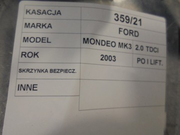 фото thumb №5, Коробка bezp. ford mondeo mk3 fl 4s7t-14a073-aa