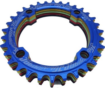 ПЕРЕДНЯЯ ЗВЕЗДОЧКА ВЕЛОСИПЕДА СИНАЯ 104 мм 34T MTB