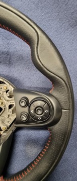 фото thumb №5, Mini jcw john cooper works f54 f55 f56 f60 руль кожа красная nić