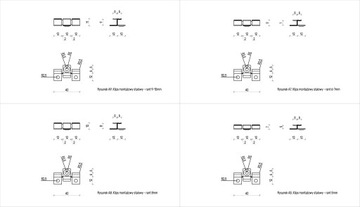 Зажимы для террасной доски 5-10мм