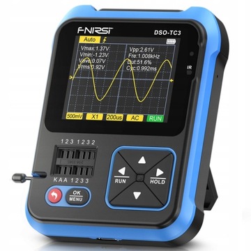 Осциллограф ТЕСТЕР ТРАНЗИСТОРОВ FNIRSI DSO-TC3 3в1