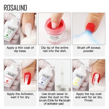 Rosalind ТИТАНОВЫЙ МАНИКЮРНЫЙ НАБОР 6 цветов
