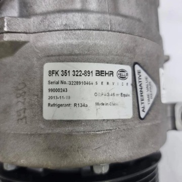 фото thumb №8, Компресор кондиціонера 8fk351322 vw seat skoda