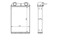 фото thumb №6, Nrf 54341 теплообмінник тепла, обігрівач салону