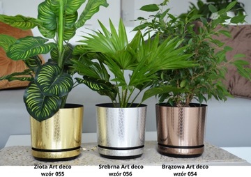 Схема вазона GOLD LACE 21 кружевной мотив