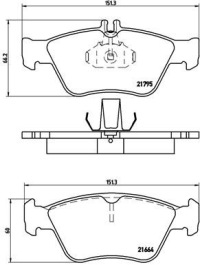 фото thumb №3, Тормозные диски тормозные колодки brembo перед mercedes slk r170 96-04