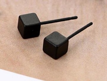 Серьга на щиколотке из стали 316L, полностью черная, ART