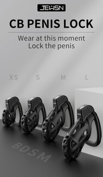пояс верности клетка для пениса удобный мужской на молнии Femboy bdsm L