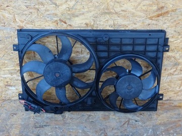 фото thumb №8, Audi a3 8p golf v vi eos leon вентилятори радіатор 1k0959455es 1k0959455p