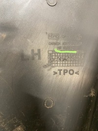 фото thumb №7, Galloper молдинг накладка крила лівий перед 98-03r hr650910