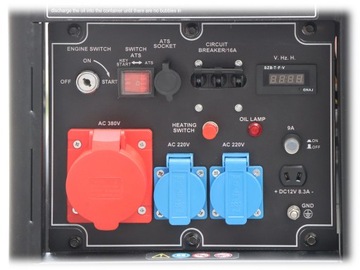 AGREGAT PRĄDOTWÓRCZY DY-10020DA-PRO 10 kW SENCI Dynamo