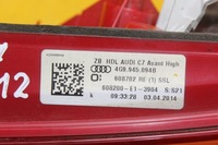 фото thumb №8, Лампа w крышка багажника правые зад задняя audi a6 c7 универсал 4g9945094b