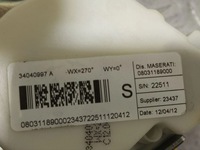 фото thumb №8, Maserati granturismo 2012 pas безопасности сиденье заднего 08031189000