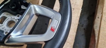 фото thumb №14, Q7 4m ii руль кожа кожаный лепестки sline 4m0419091d