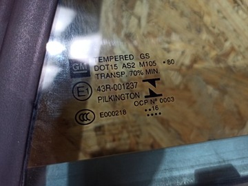 фото thumb №7, Скло бокова підйомник механізм chevrolet camaro 2016+ cabrio лівий зад