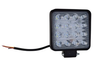 РАБОЧАЯ ЛАМПА 16 LED ГАЛОГЕННАЯ 48Вт 12В 24В ХОМ. Е50