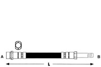 Купить Шланг тормозной lpr 1328519 1405497 1361292 3m51, фото thumb